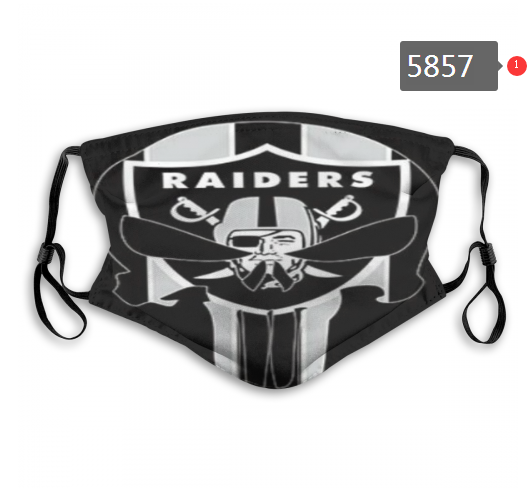 2020 NFL Oakland Raiders #15 Dust mask with filter